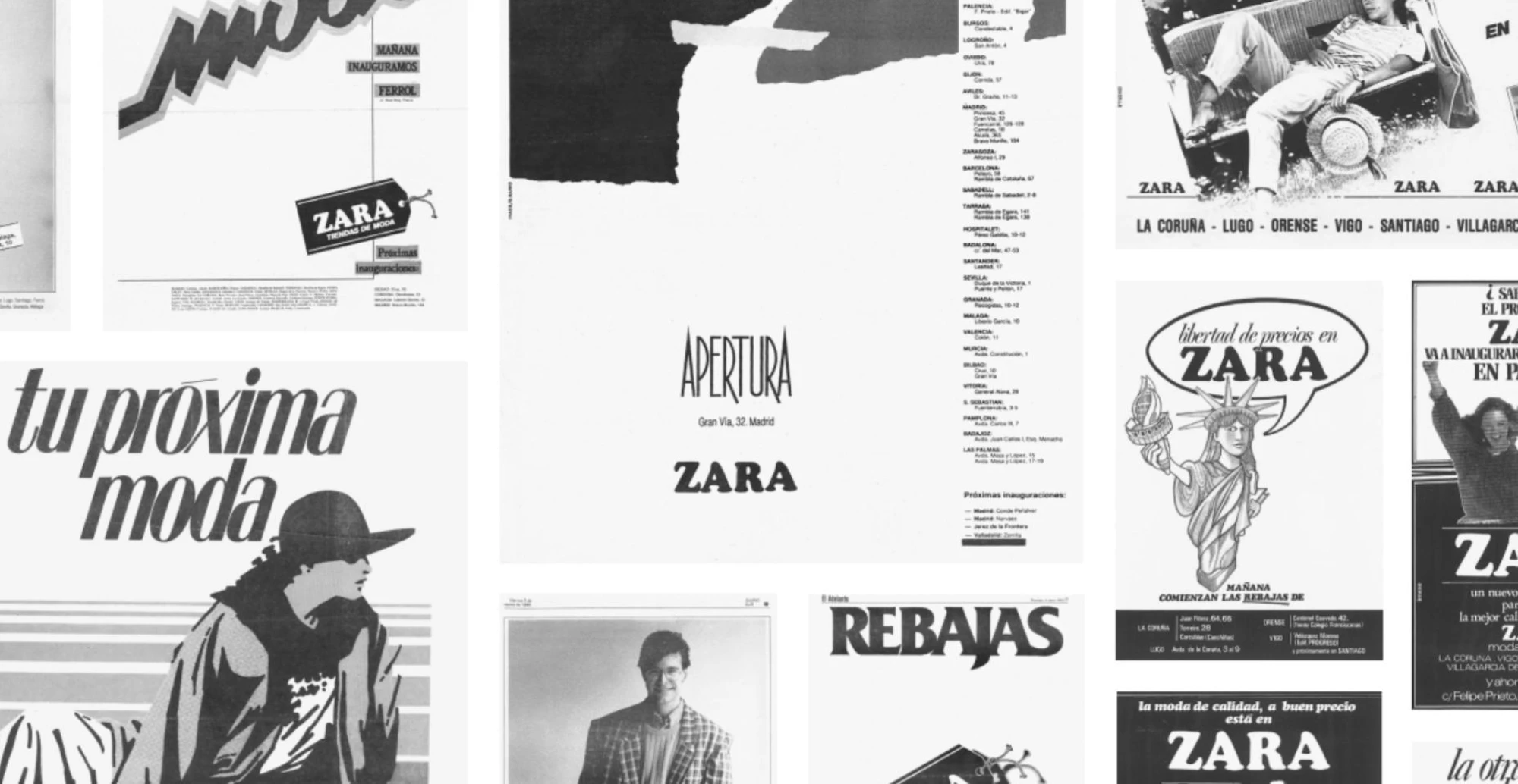 Zara святкує 50-річчя представляючи знімання авторства Стівена Мейзела за участі 50 легендарних моделей 