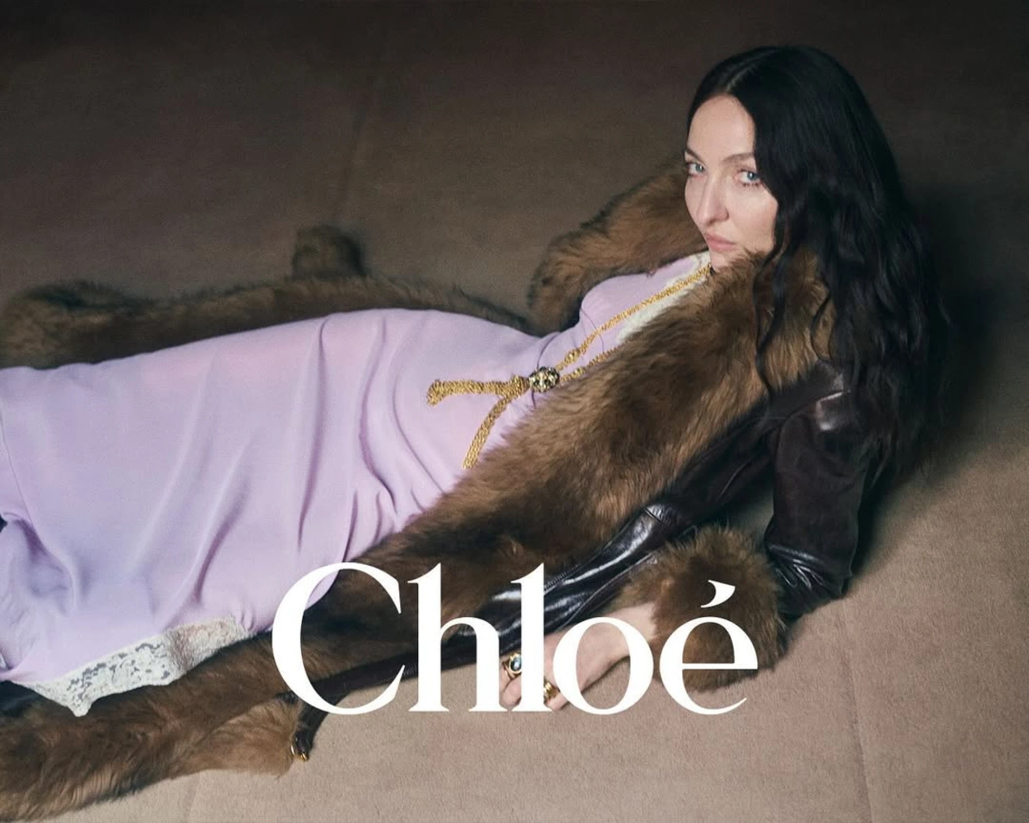 Тіш Вайншток в кампейні Chloé осінь-зима 2025-2026