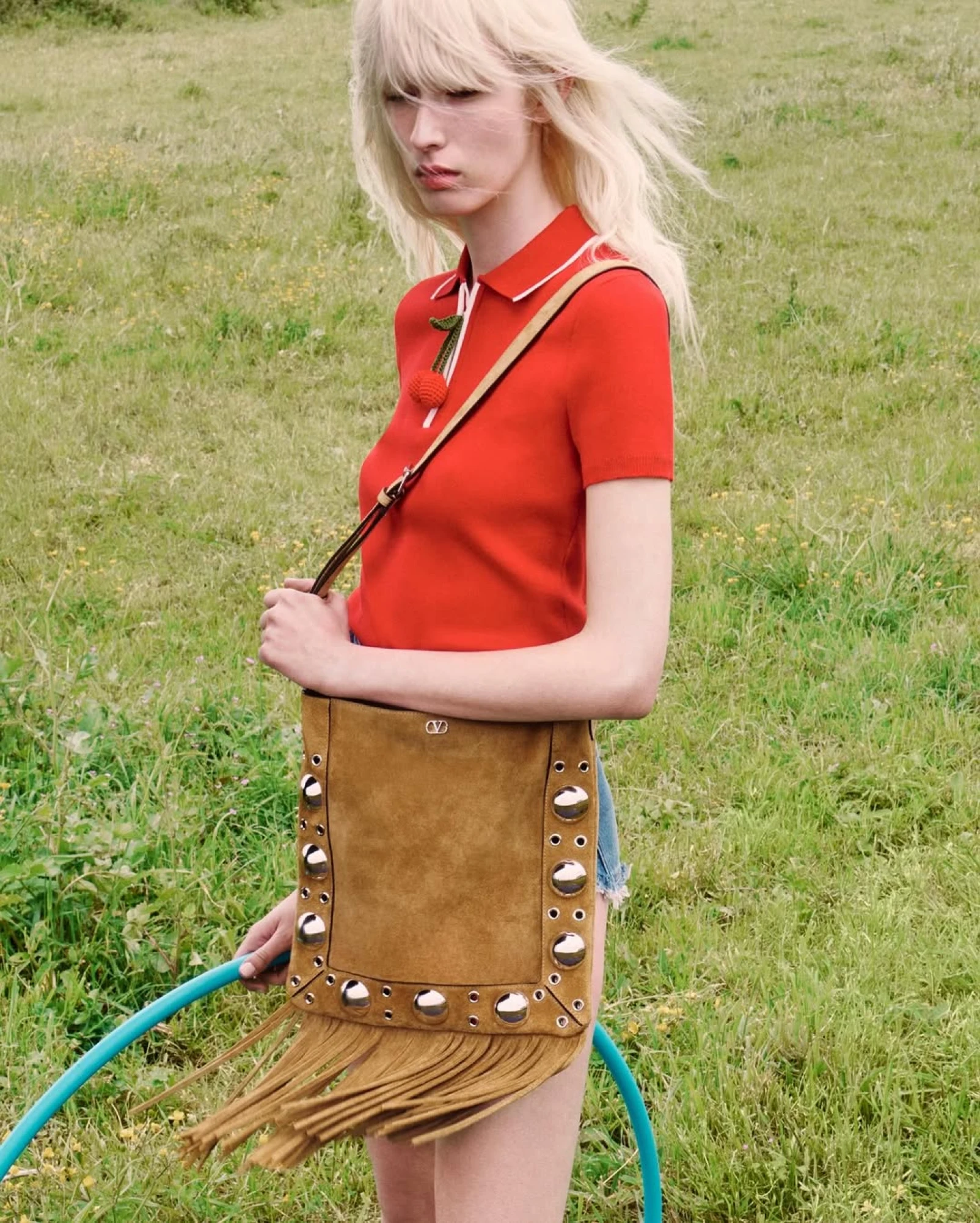 Сумка з бахромою Valentino 