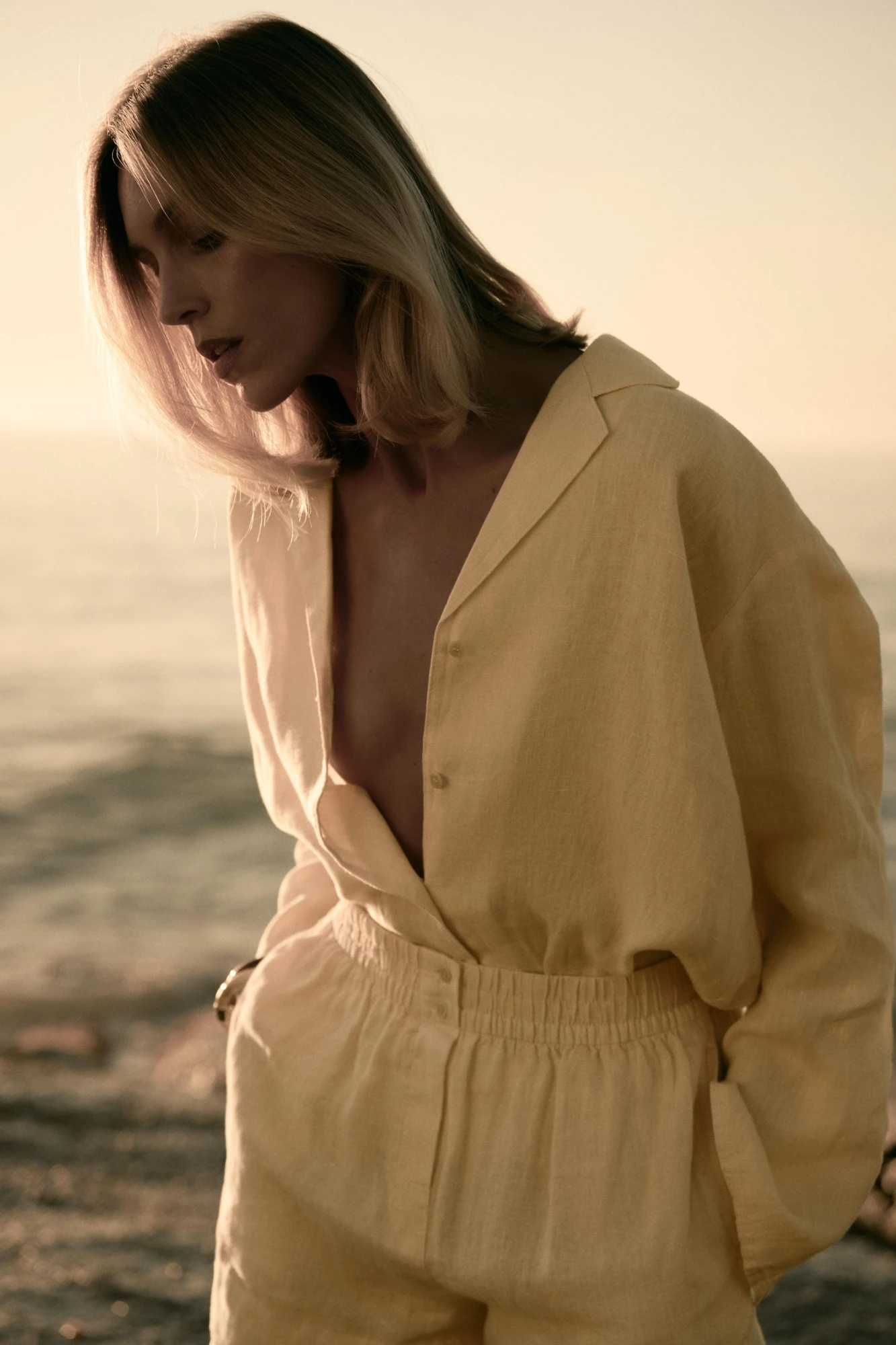 Костюм з льону Zara