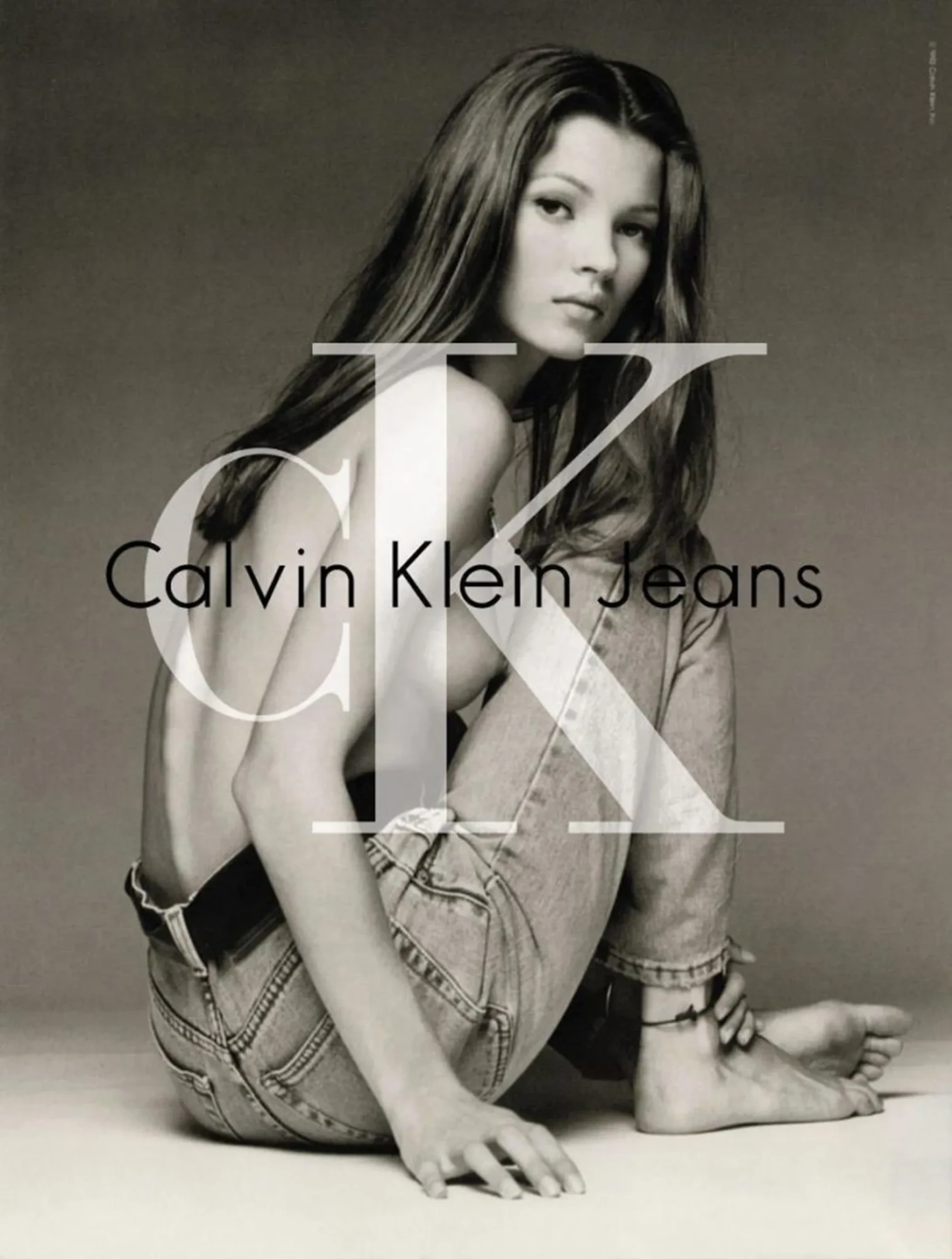 Кейт Мосс в кампейні джинсів Calvin Klein