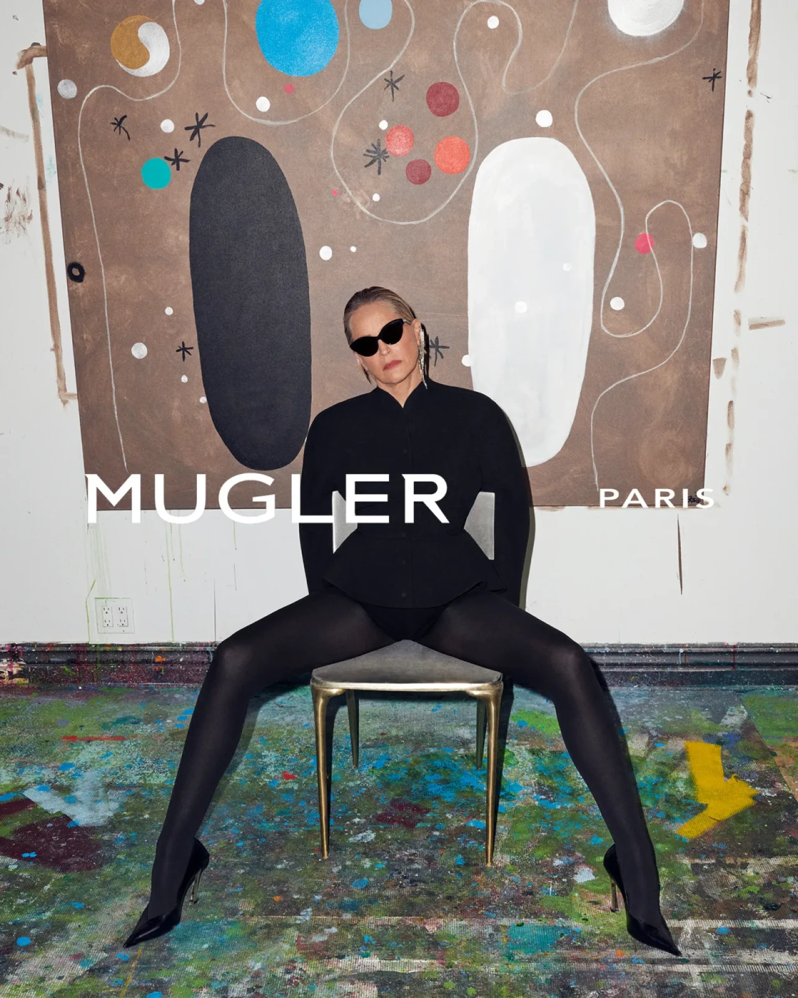 Шерон Стоун для Mugler