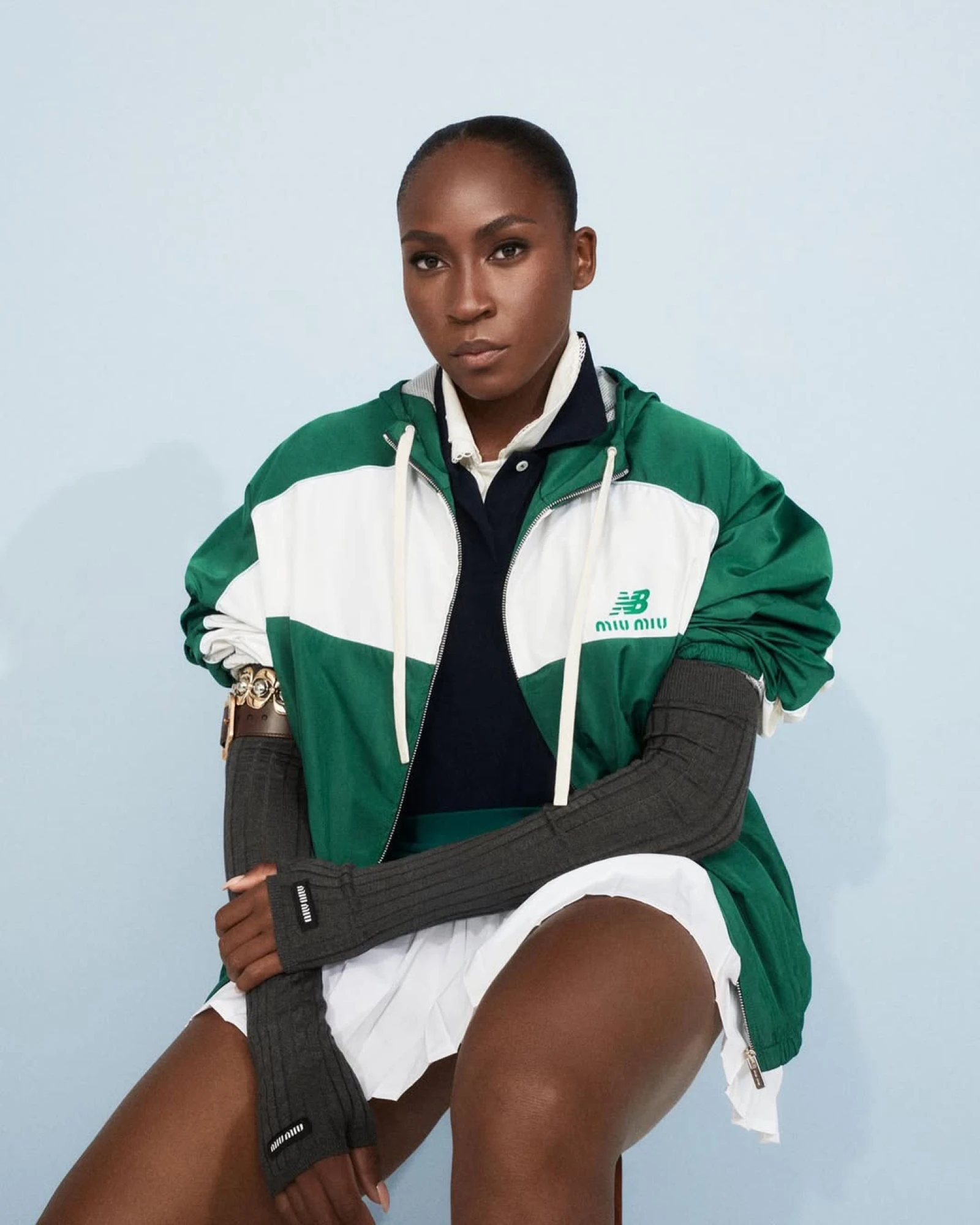 Вітрівка Miu Miu x New Balance 