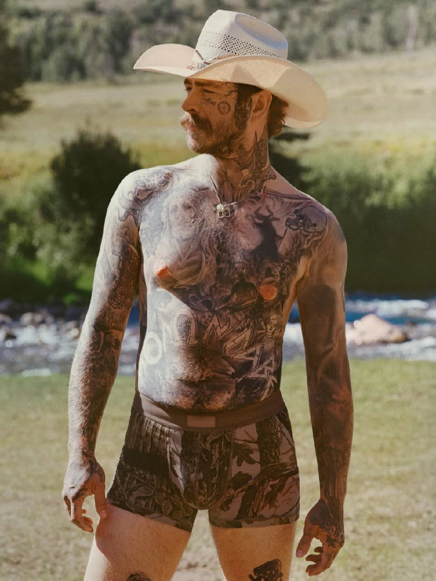 Репер Post Malone став зіркою нового кампейну чоловічої лінійки Skims 