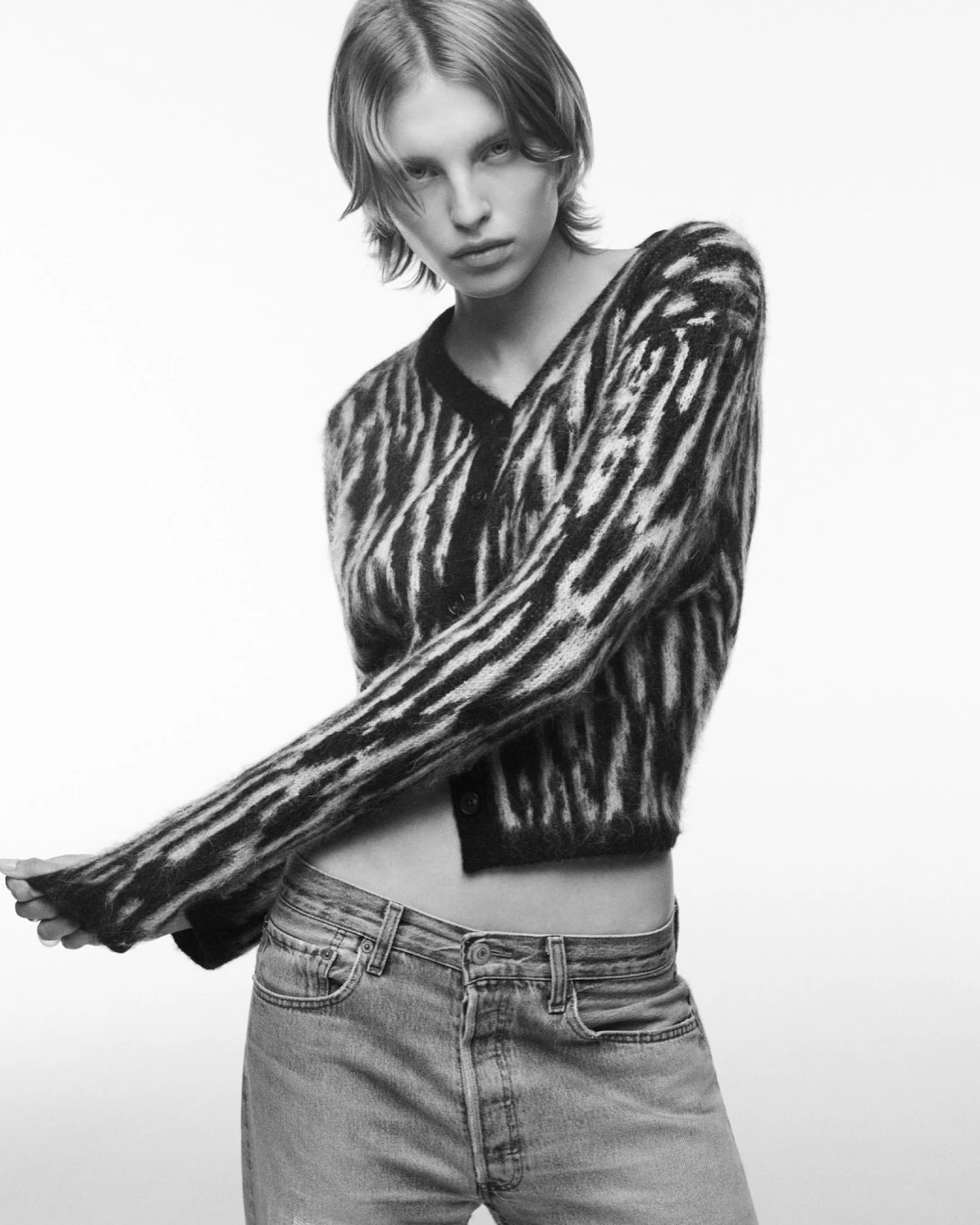 Кардиган з принтом Massimo Dutti 