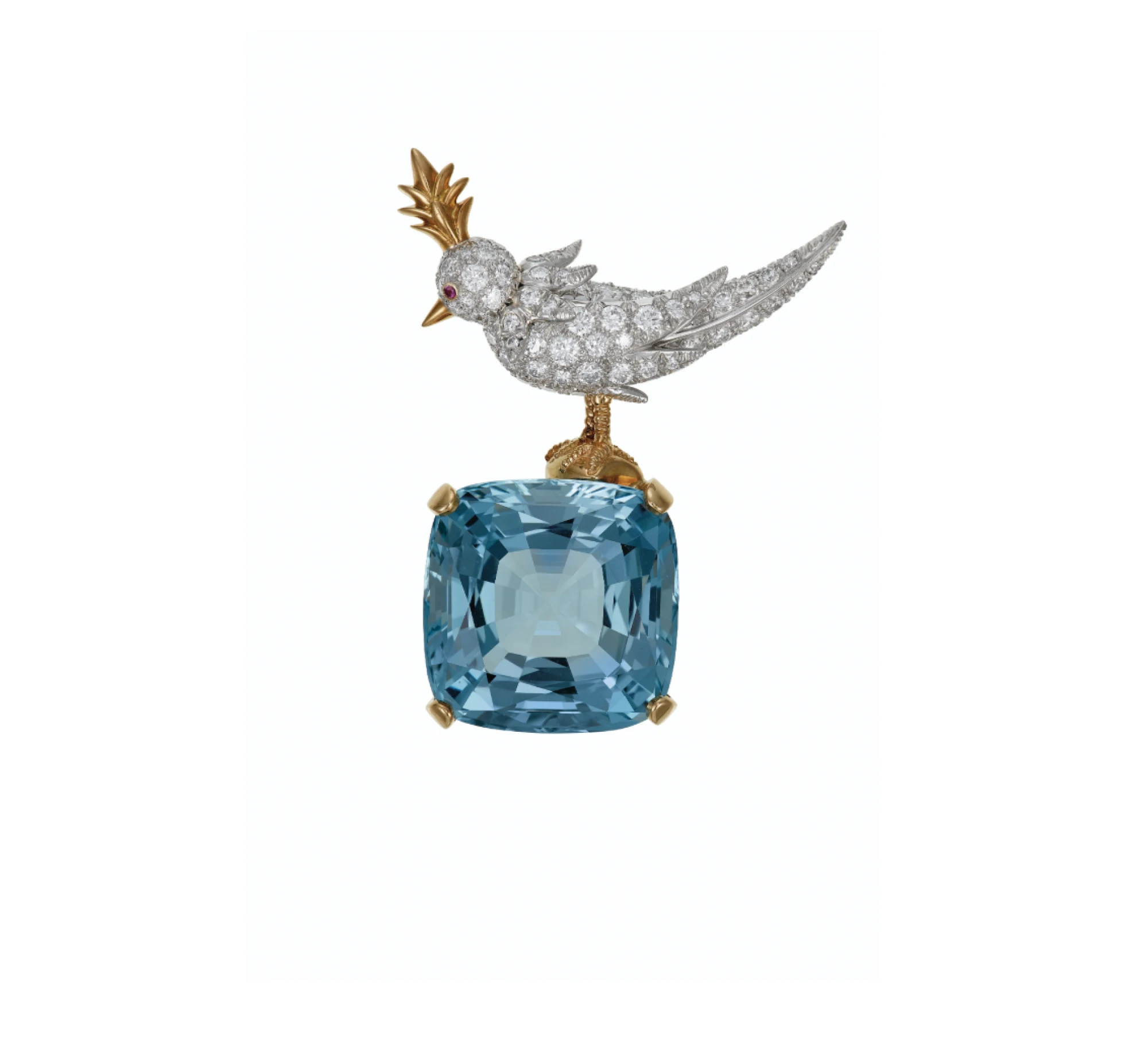 Брошка Жана Шлюмберже «Птах на скелі» Tiffany & Co. 