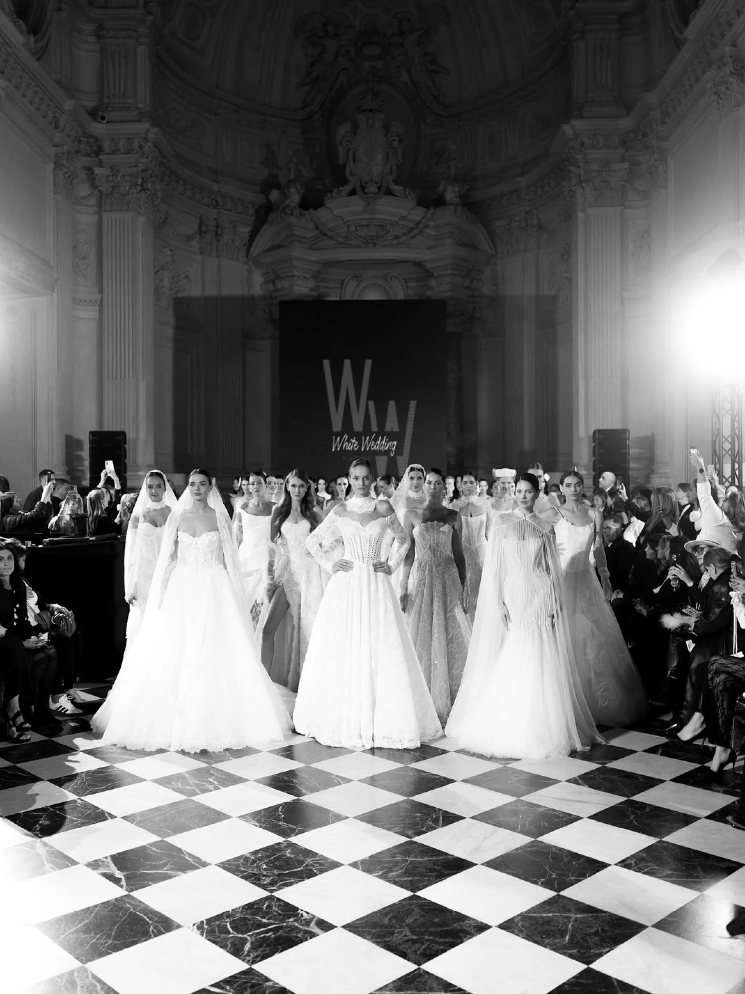 White Wedding Platform