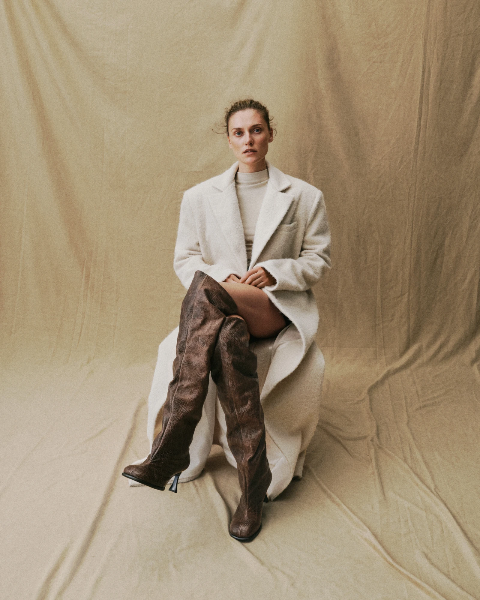 Високі slouchy-чоботи Emmelie Delage