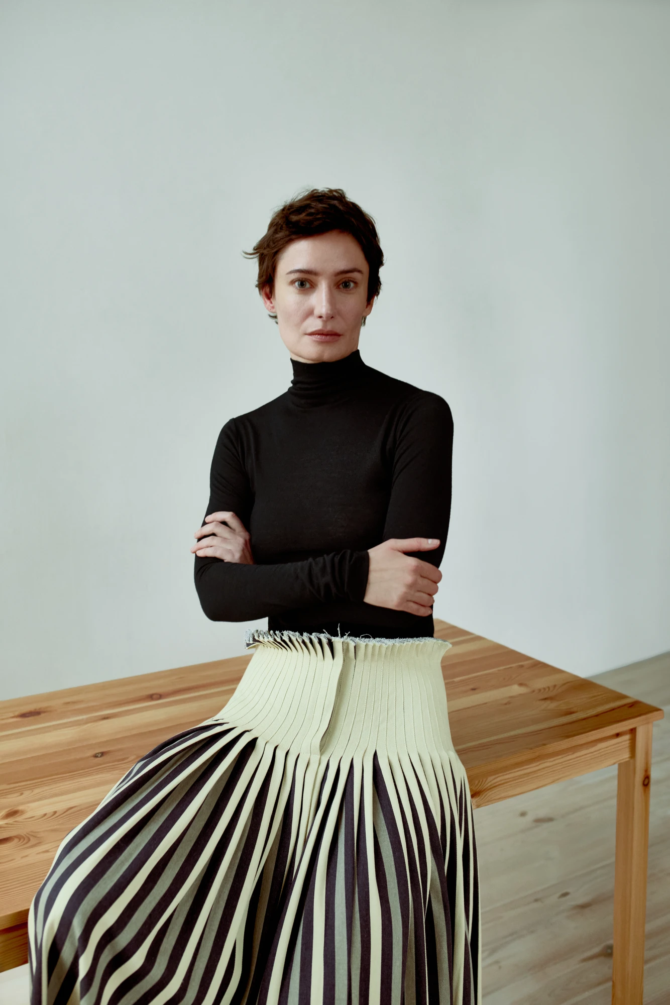 Марія Прошковська у кампейні колекції осінь-зима — 2025/26 BOBKOVA