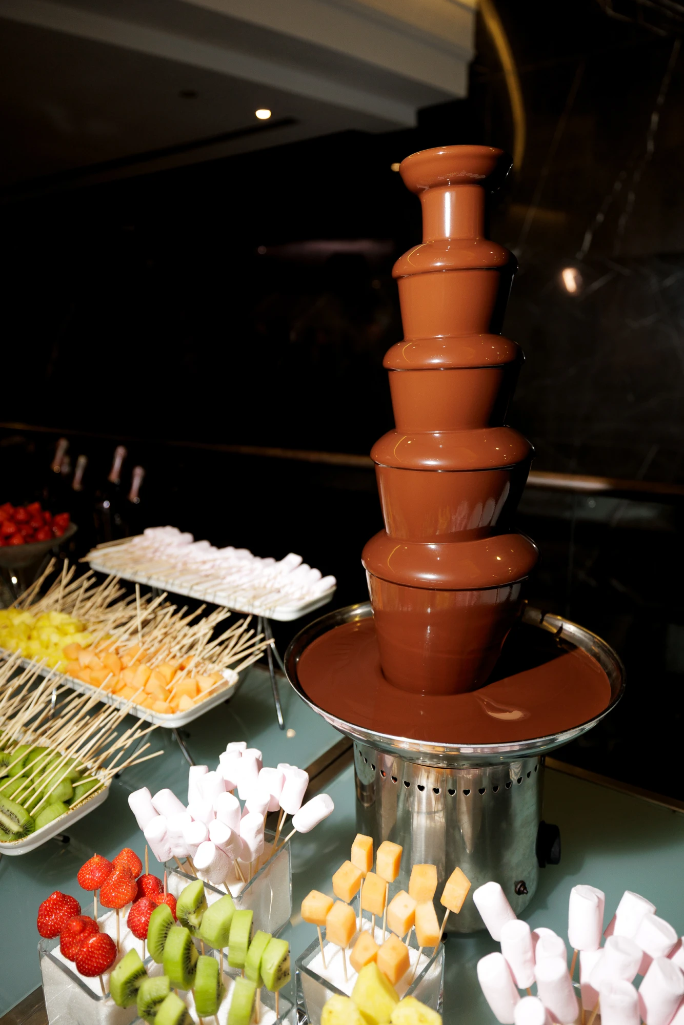 шоколадний фонтан Хілтон