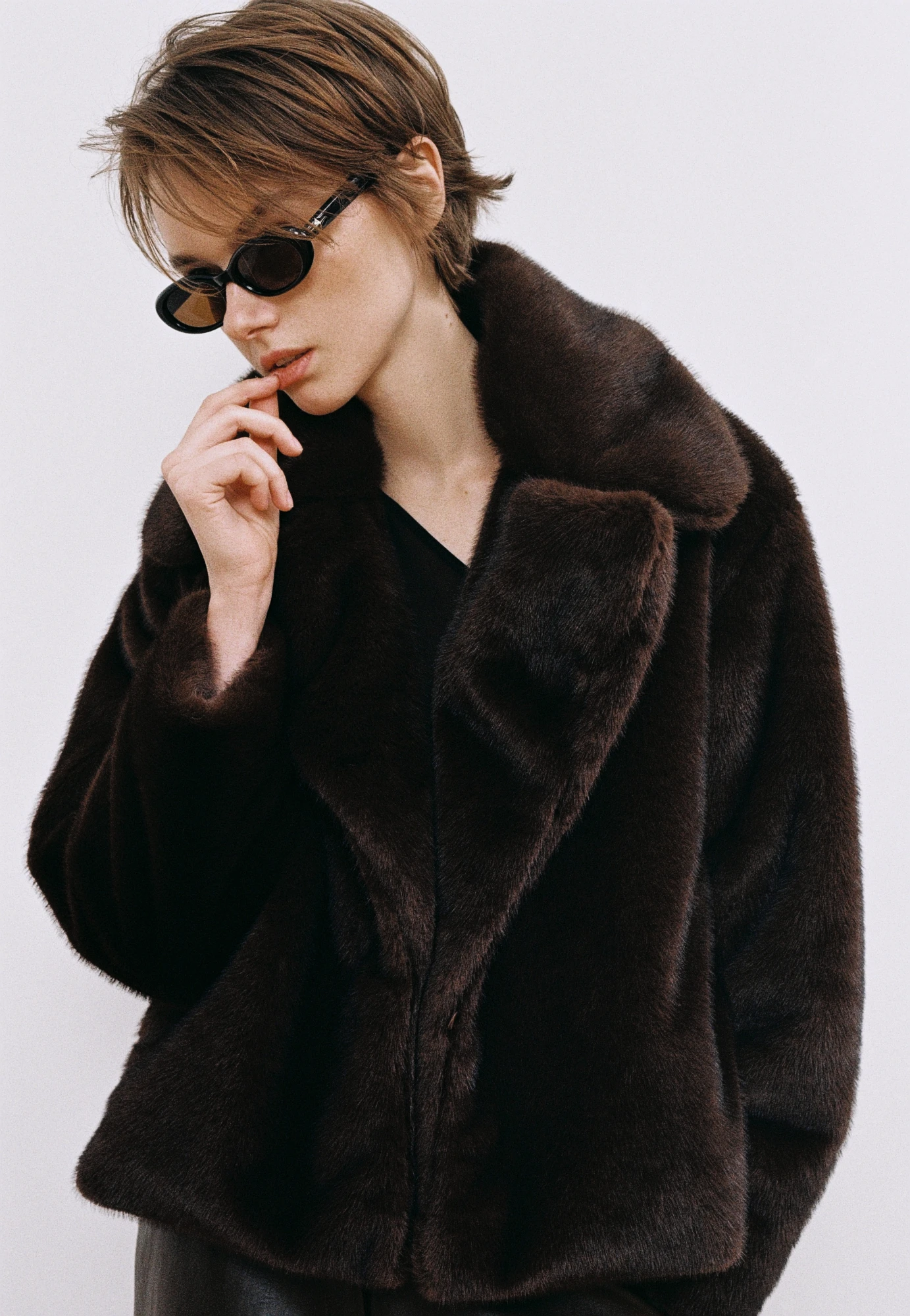 Шуба з екохутра Stimma