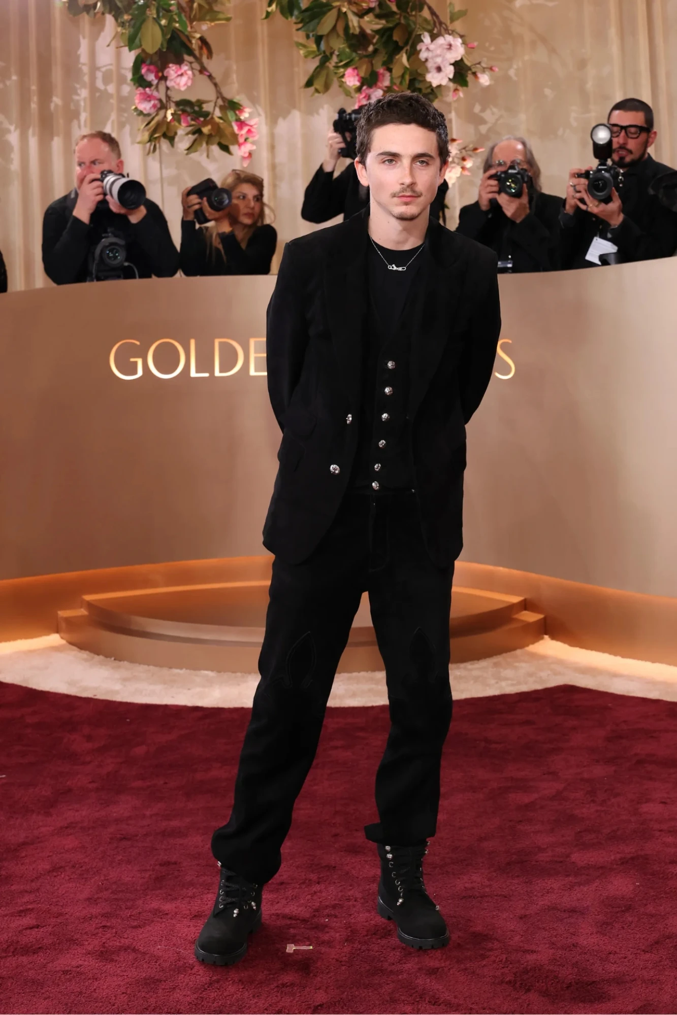 Тімоті Шаламе у Chrome Hearts на церемонії «Золотий глобус — 2026» 