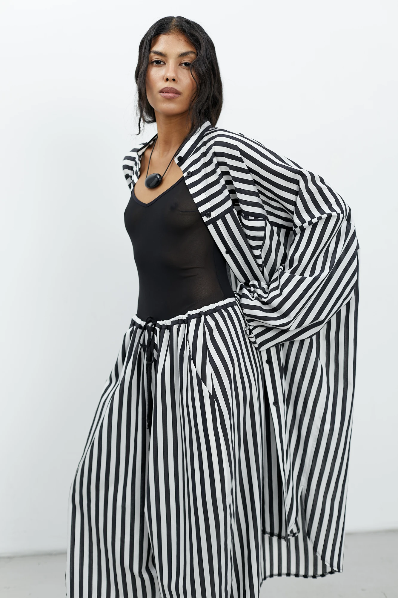 Розслаблений піжамний костюм W8LESS 