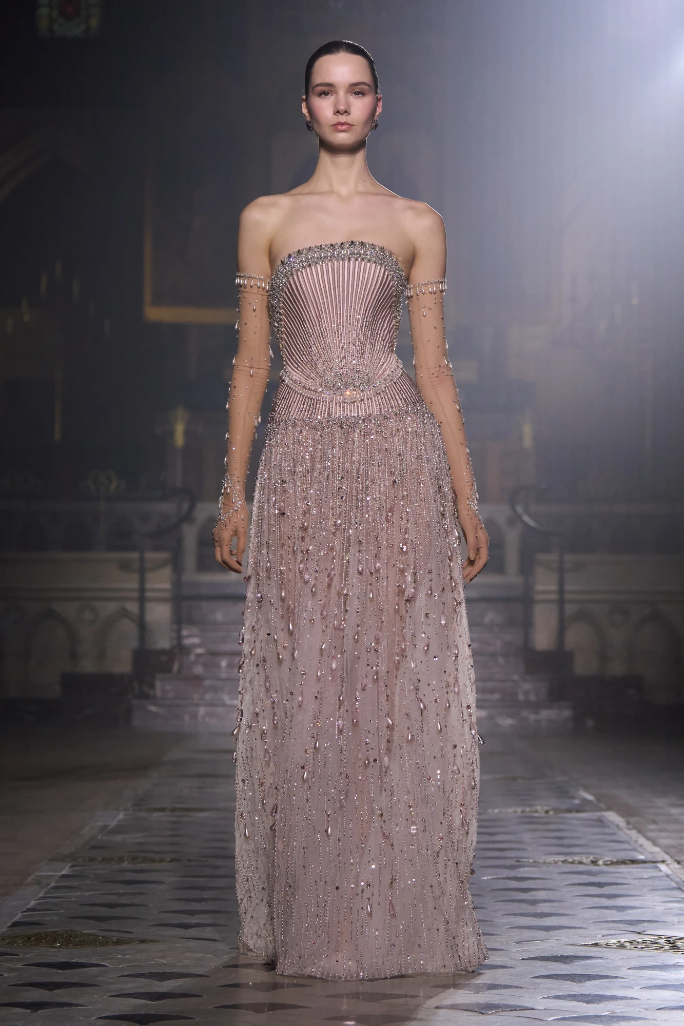 Дарина Швець на показі Georges Hobeika haute couture весна-літо — 2026