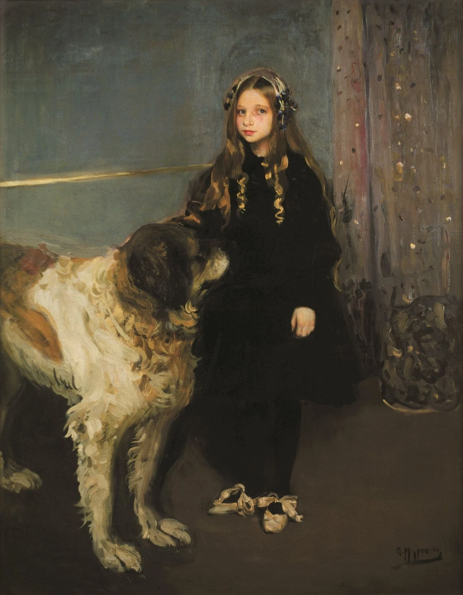 Дівчинка з собакою, 1904