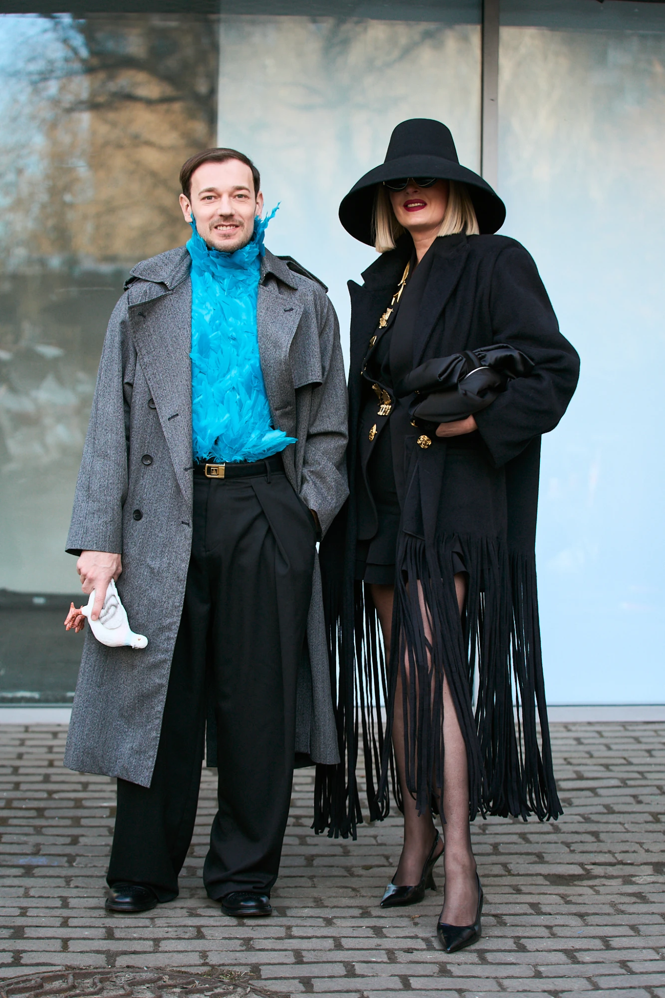 Найкрасивіші streetstyle-образи гостей Ukrainian Fashion Week сезону осінь-зима — 2026/27