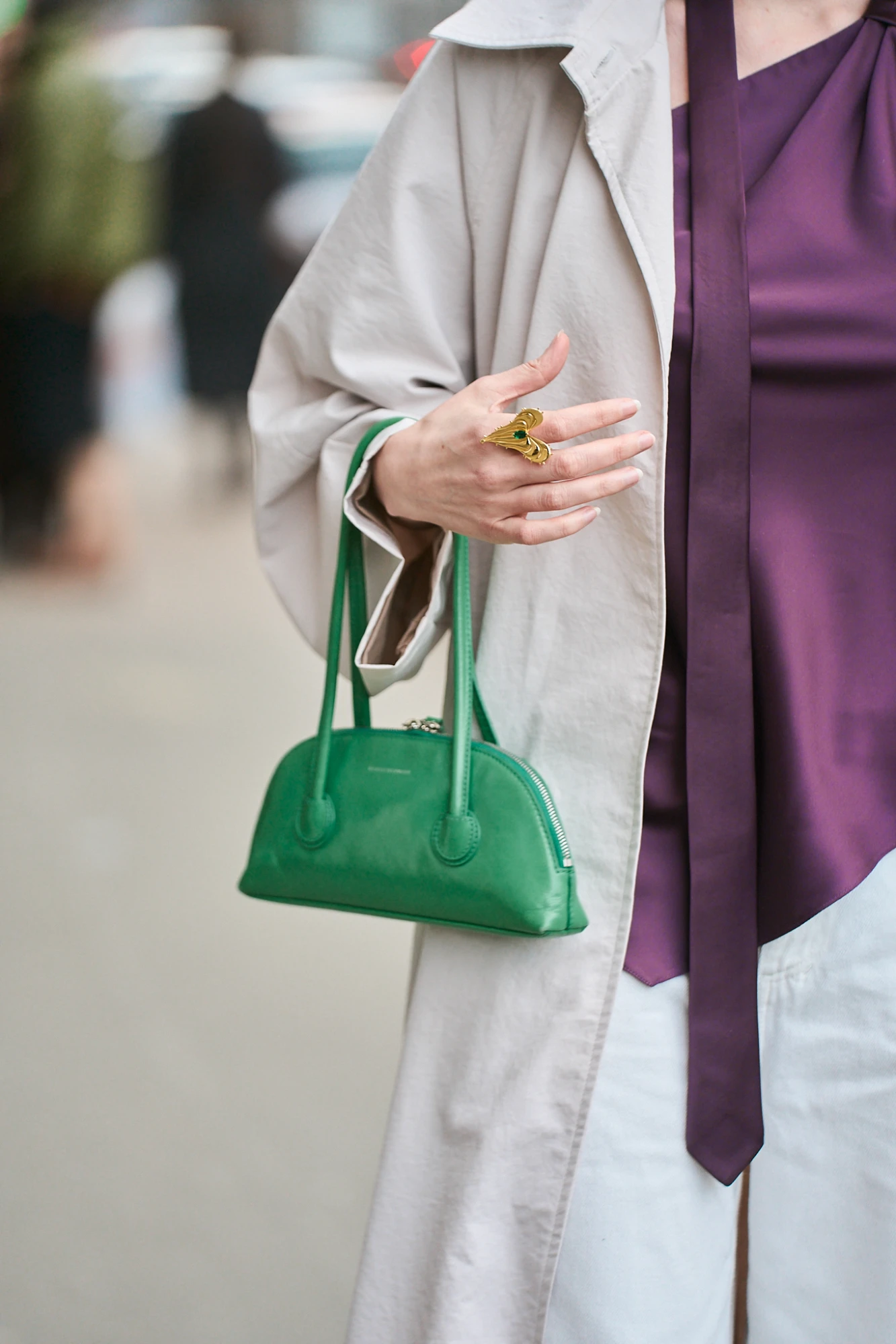 Найкрасивіші streetstyle-образи гостей Ukrainian Fashion Week сезону осінь-зима — 2026/27