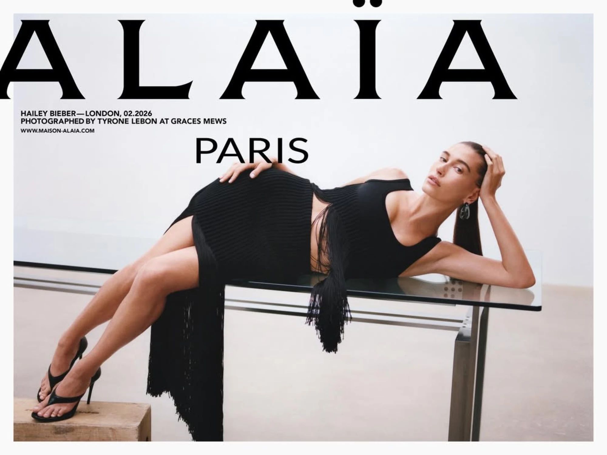 Остання рекламна кампанія Пітера Мюльє для Alaïa з Гейлі Бібер