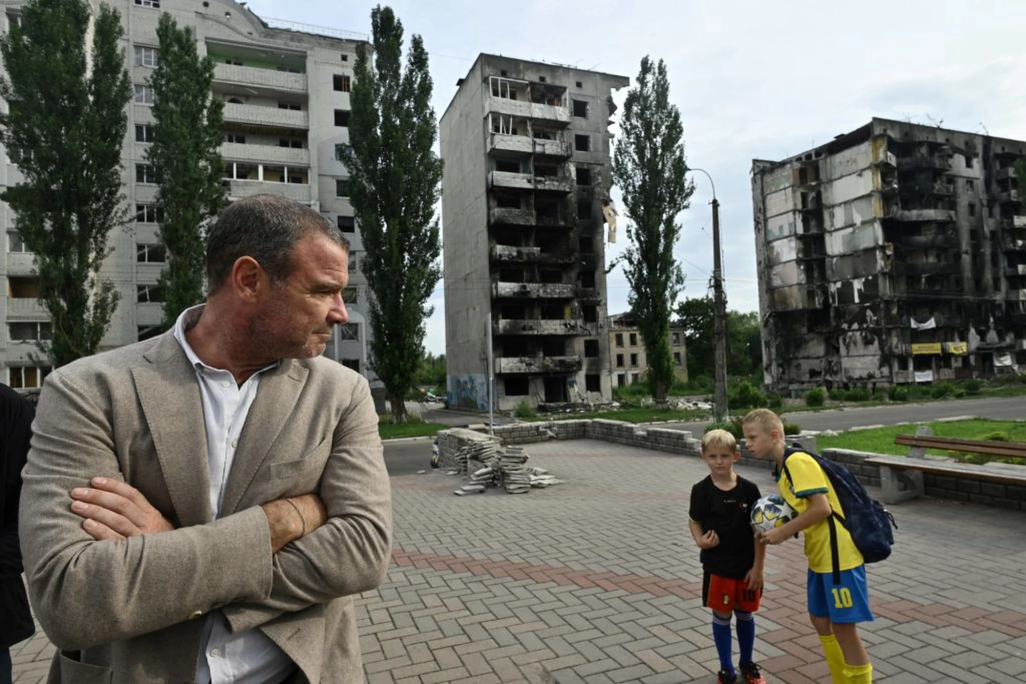 Лієв Шрайбер в Україні
