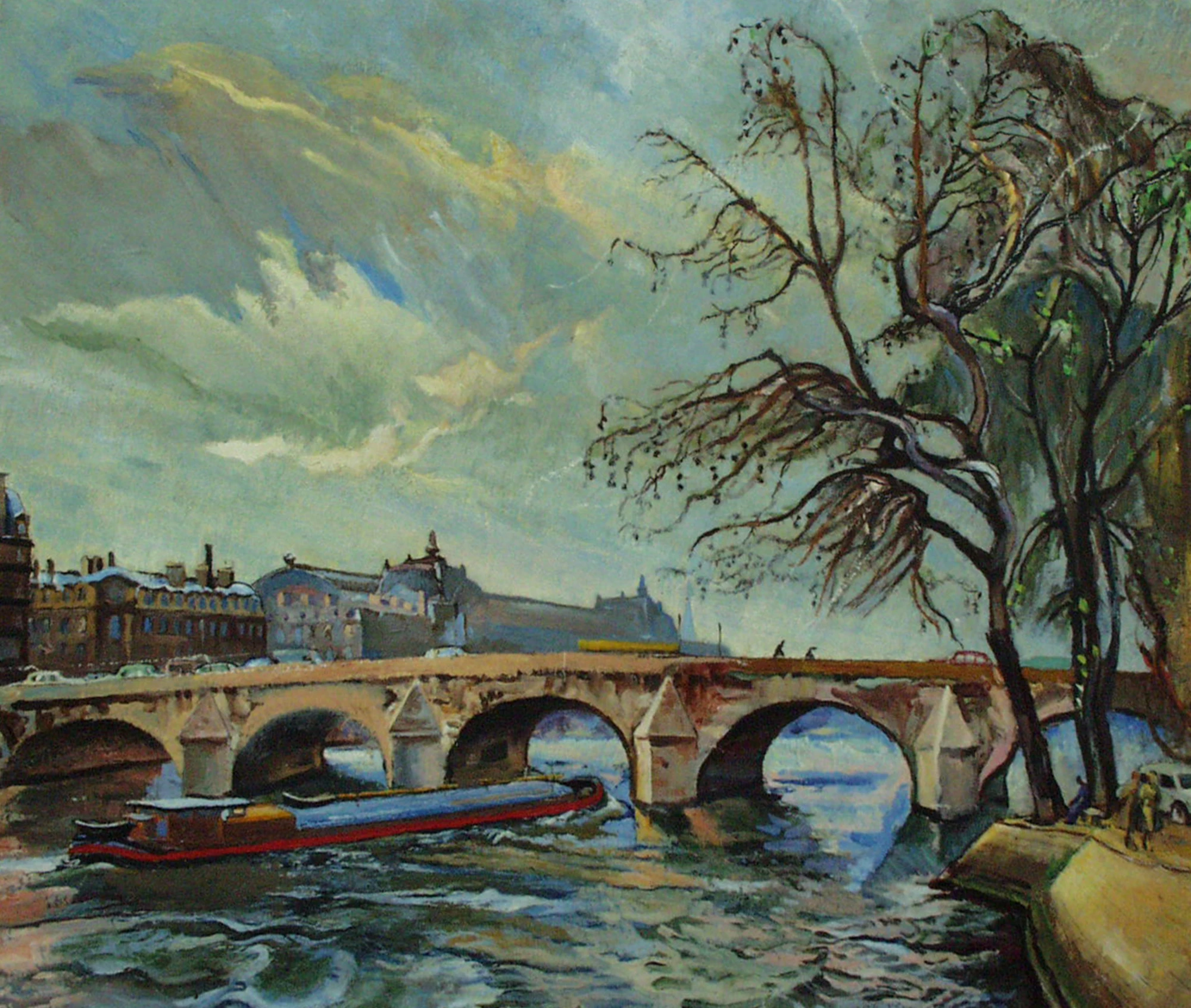 Анатоль Петрицький, «Париж. Міст», 1954