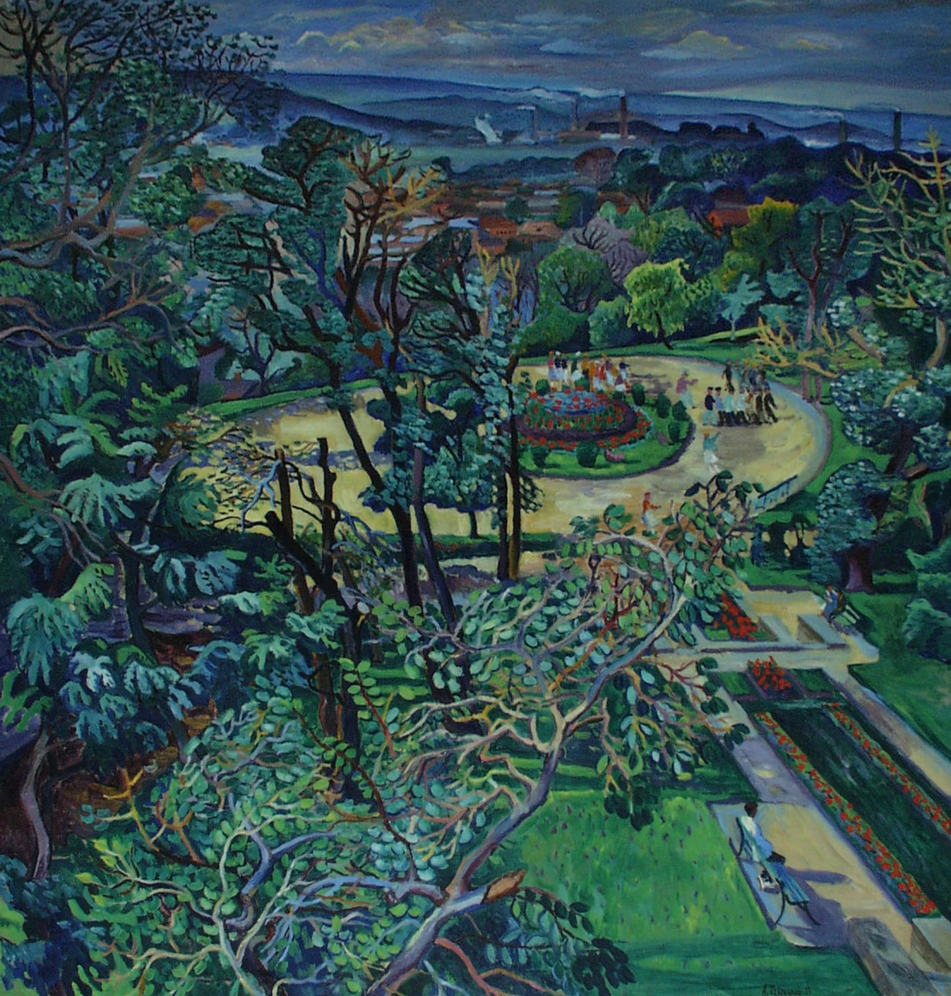 Анатоль Петрицький, «Парк у Харкові», 1935