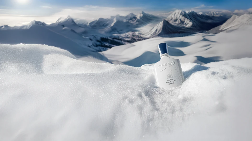 Impressions In The Snow: холодна чистота гір у ароматі Silver Mountain Water від Creed — ексклюзивно в Aromateque