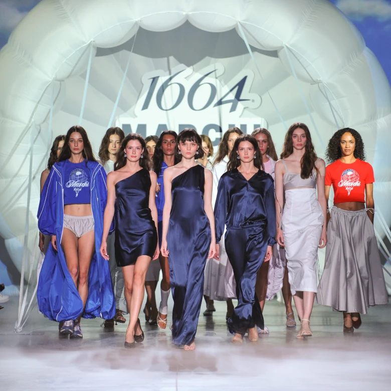 Дизайнерський бренд MARCHI представив колаборацію з Kronenbourg 1664 у межах Ukrainian Fashion Week 