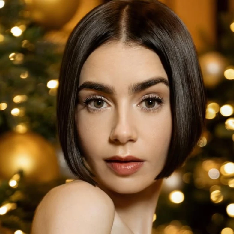 Образ тижня: Лілі Коллінз і її блант-боб із бездоганною геометрією