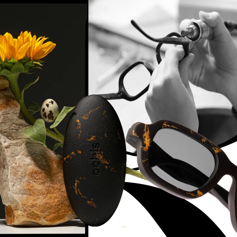 Інноваційний код стійкості: як бренд OCHIS перетворює кавову макуху на оправи для окулярів 