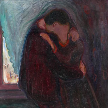 Поцілунок у мистецтві: від картини Едварда Мунка до скульптури Родена