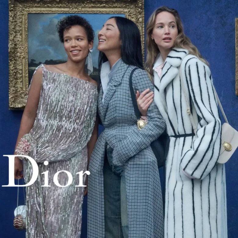 Дженніфер Лоуренс, Грета Лі та Тейлор Расселл у новій кампанії Dior