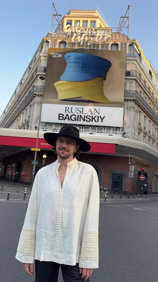 Ruslan Baginskiy оформив вітрини Galeries Lafayette і відкрив pop-up у головному універмазі Франції