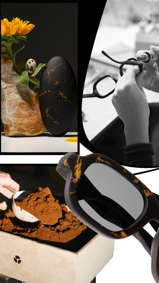 Інноваційний код стійкості: як бренд OCHIS перетворює кавову макуху на оправи для окулярів 