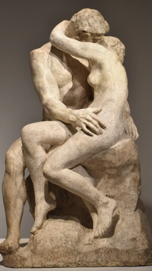 Поцілунок у мистецтві: від картини Едварда Мунка до скульптури Родена