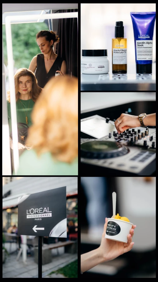 Зачіски просто неба: як пройшов попап L’Oréal Professionnel у Києві